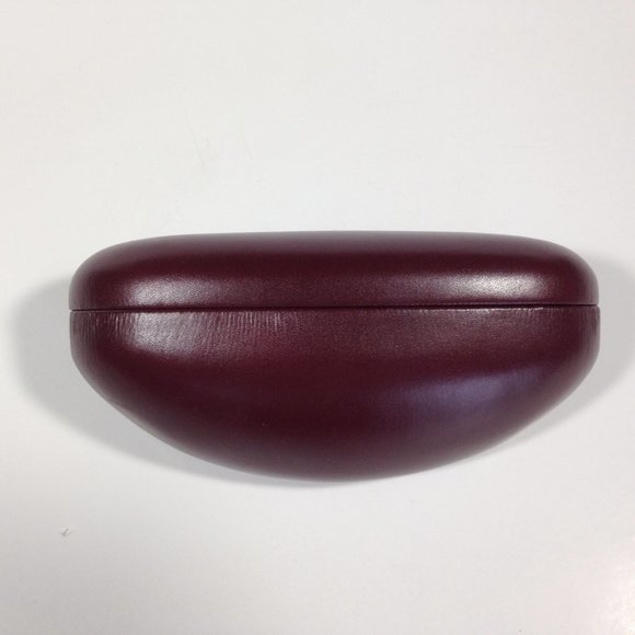 Davidoff maroon Glasses Case empty for sunglasses eyeglasses DEEP with knob/hook - Picture 3 of 10